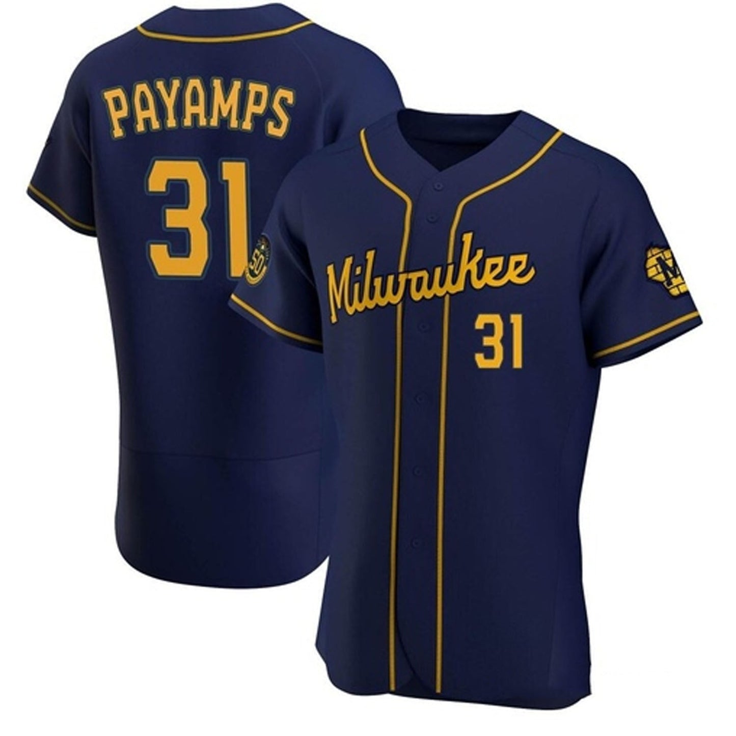 MLB Joel Payamps Milwaukee Brewers 31 Jersey