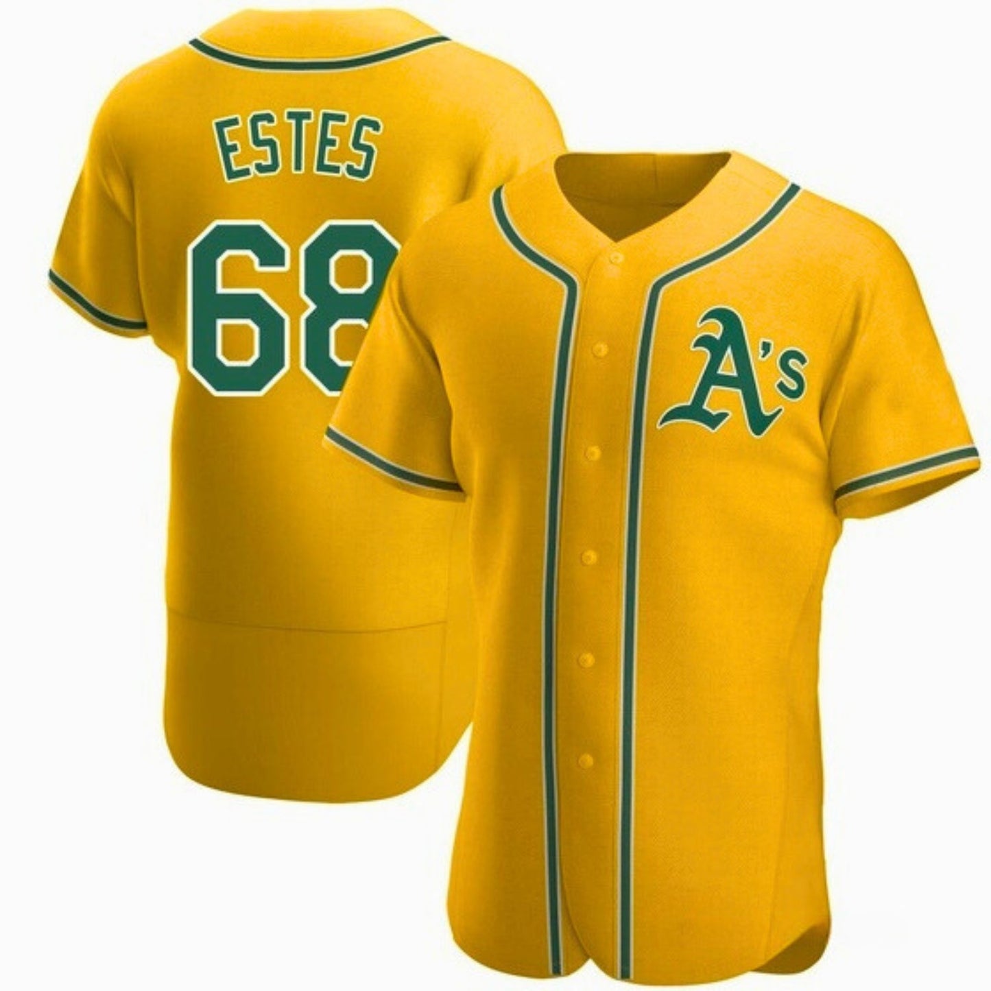 MLB Joey Estes Oakland Athletics 68 Jersey