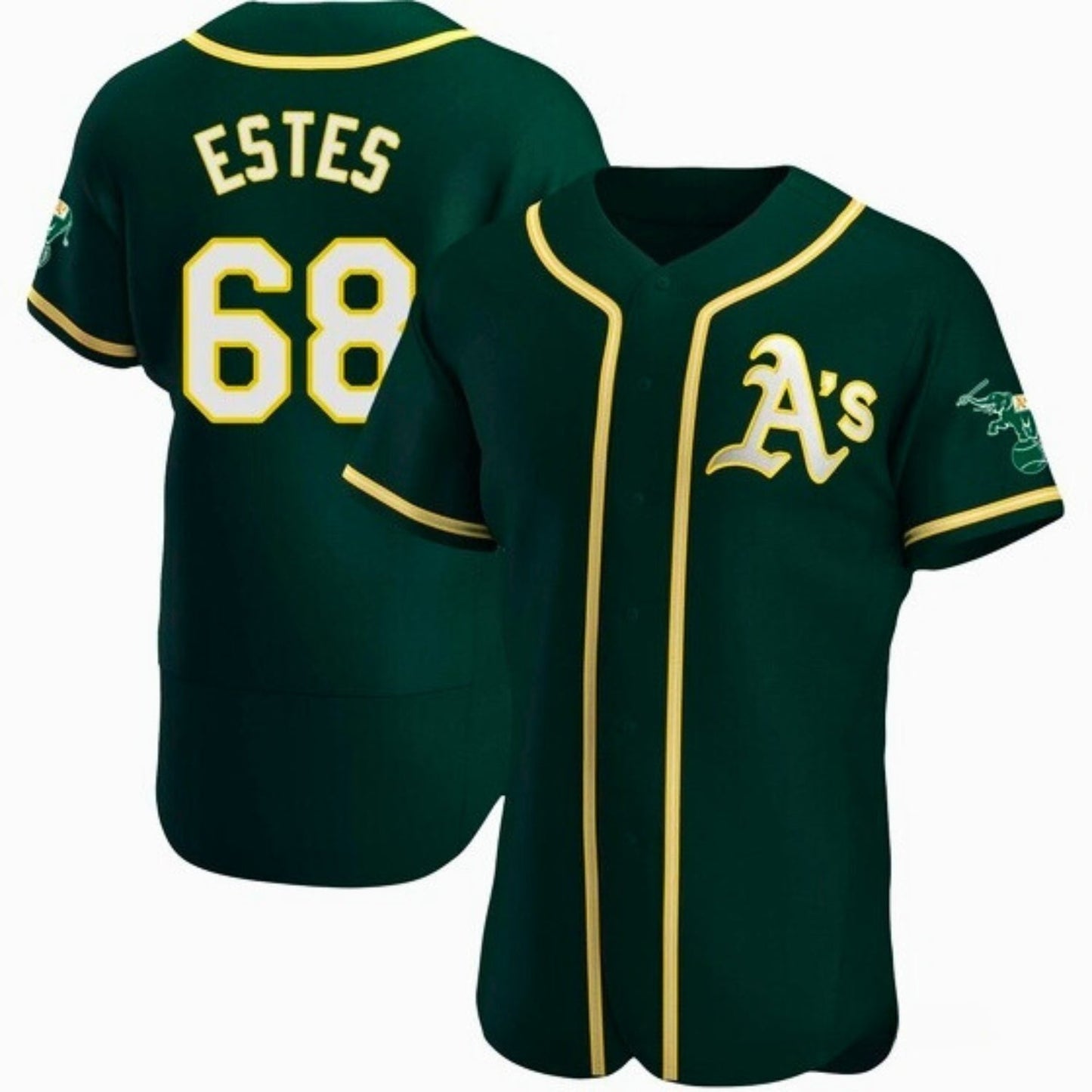 MLB Joey Estes Oakland Athletics 68 Jersey