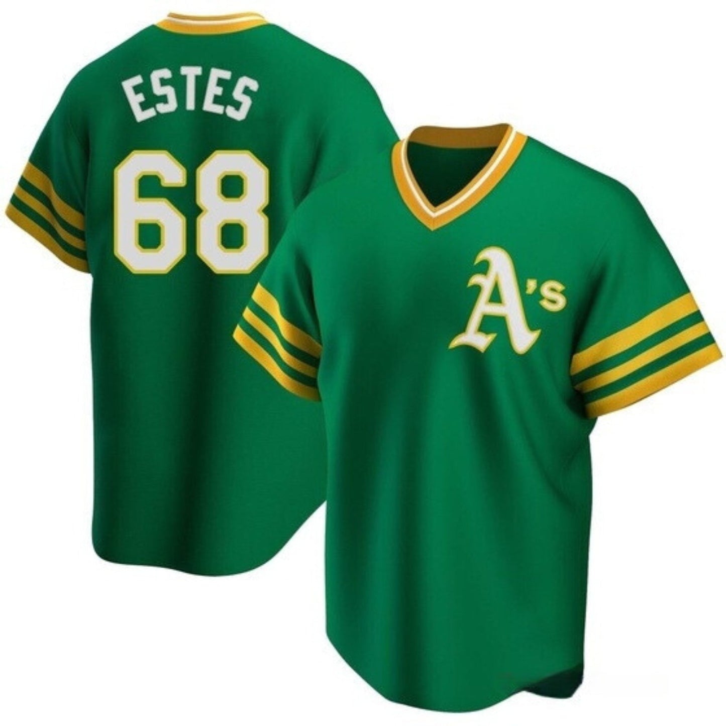 MLB Joey Estes Oakland Athletics 68 Jersey