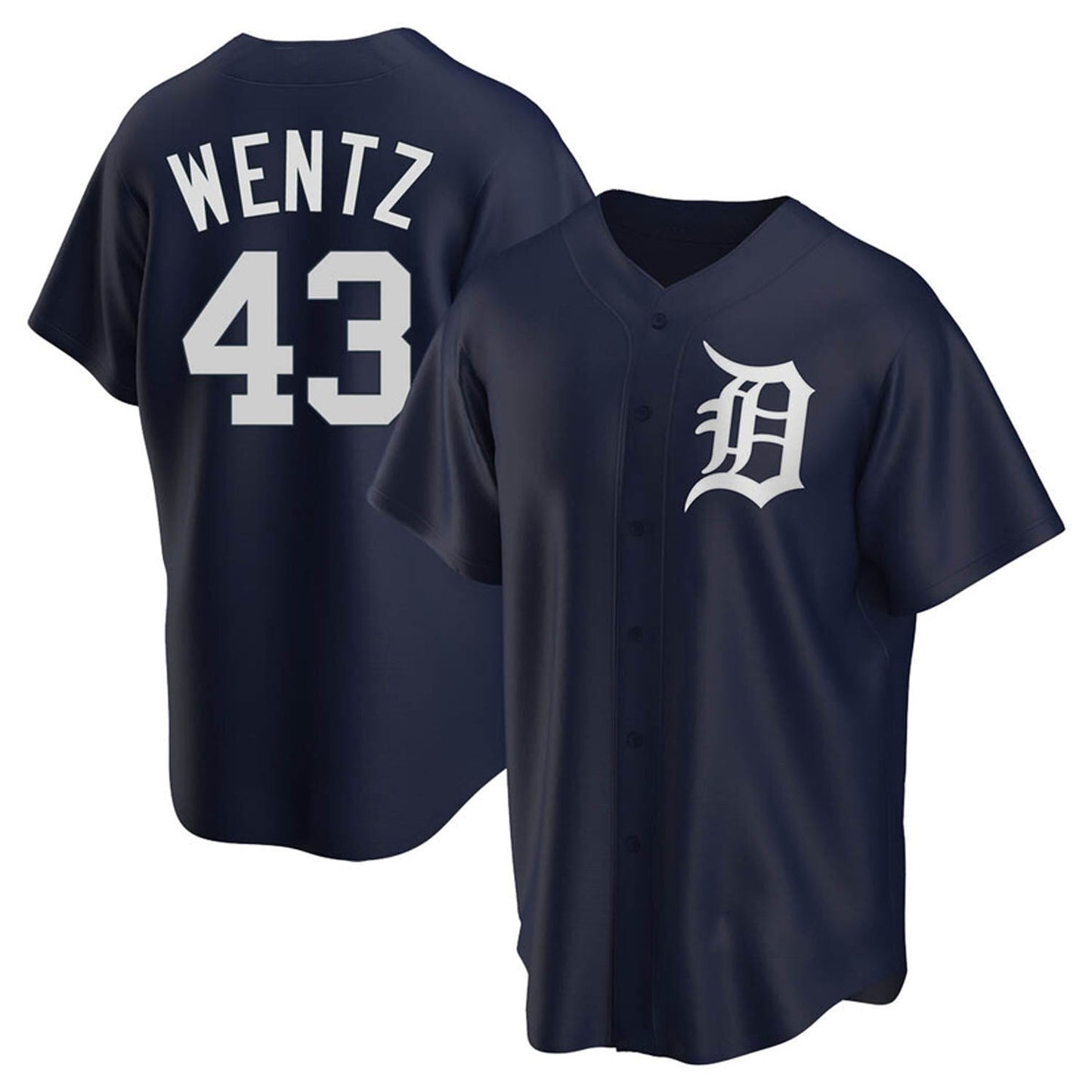 MLB Joey Wentz Detroit Tigers 43 Jersey