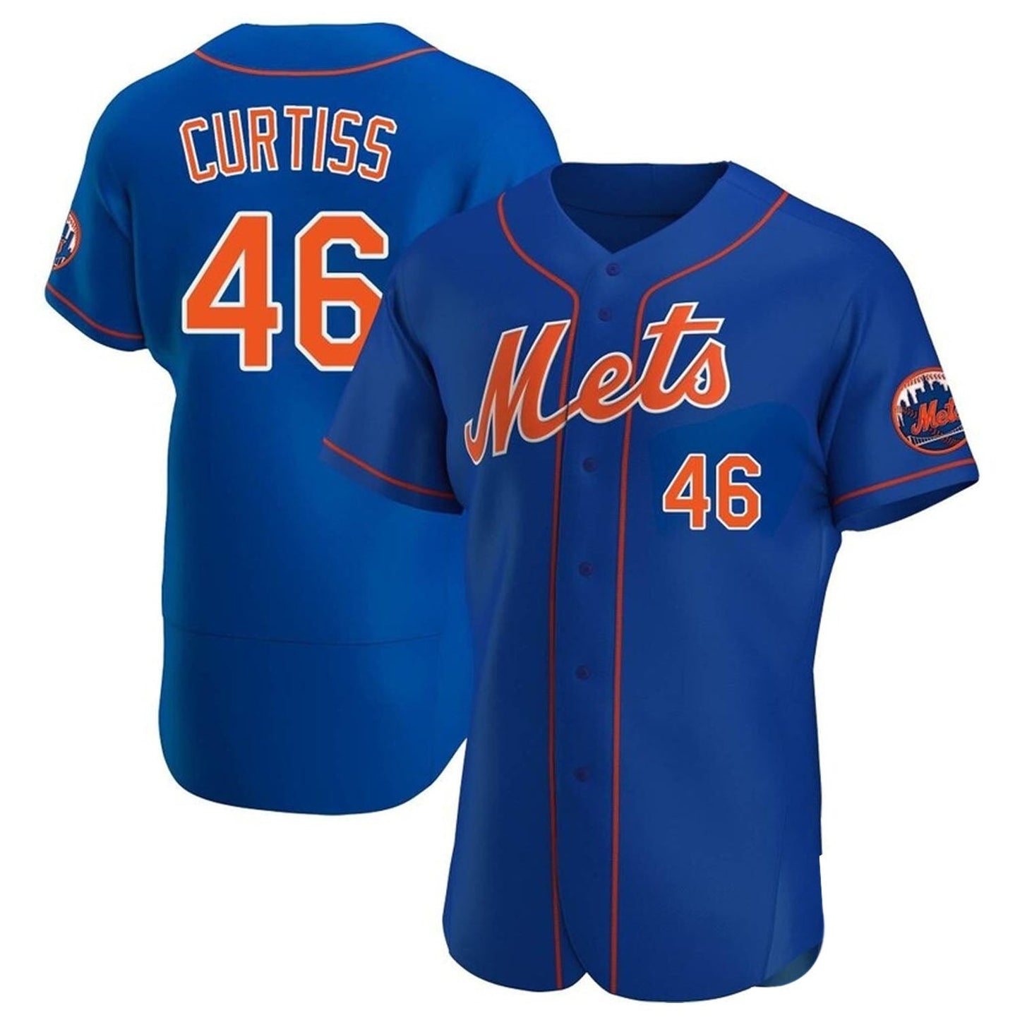 MLB John Curtiss New York Mets 46 Jersey