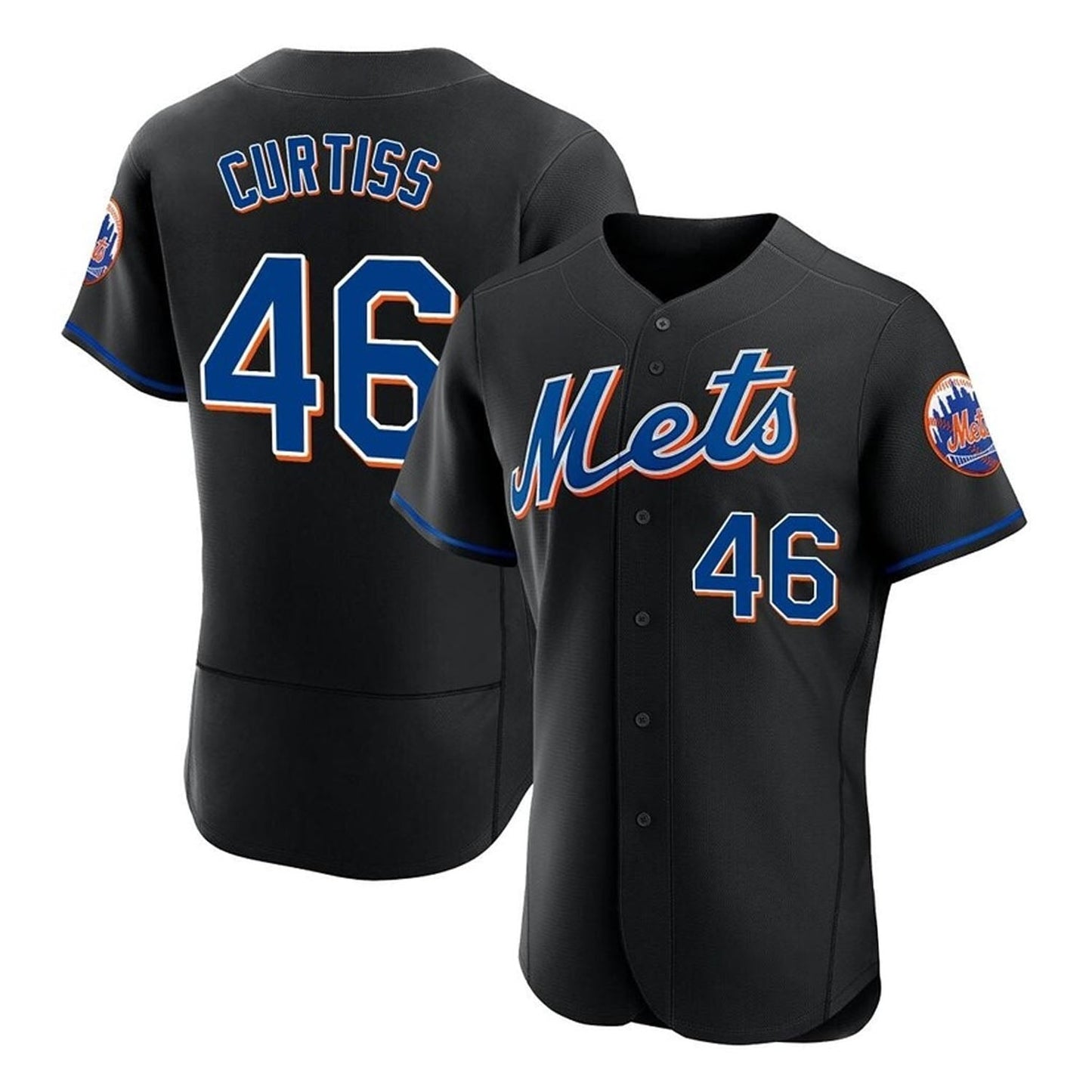 MLB John Curtiss New York Mets 46 Jersey