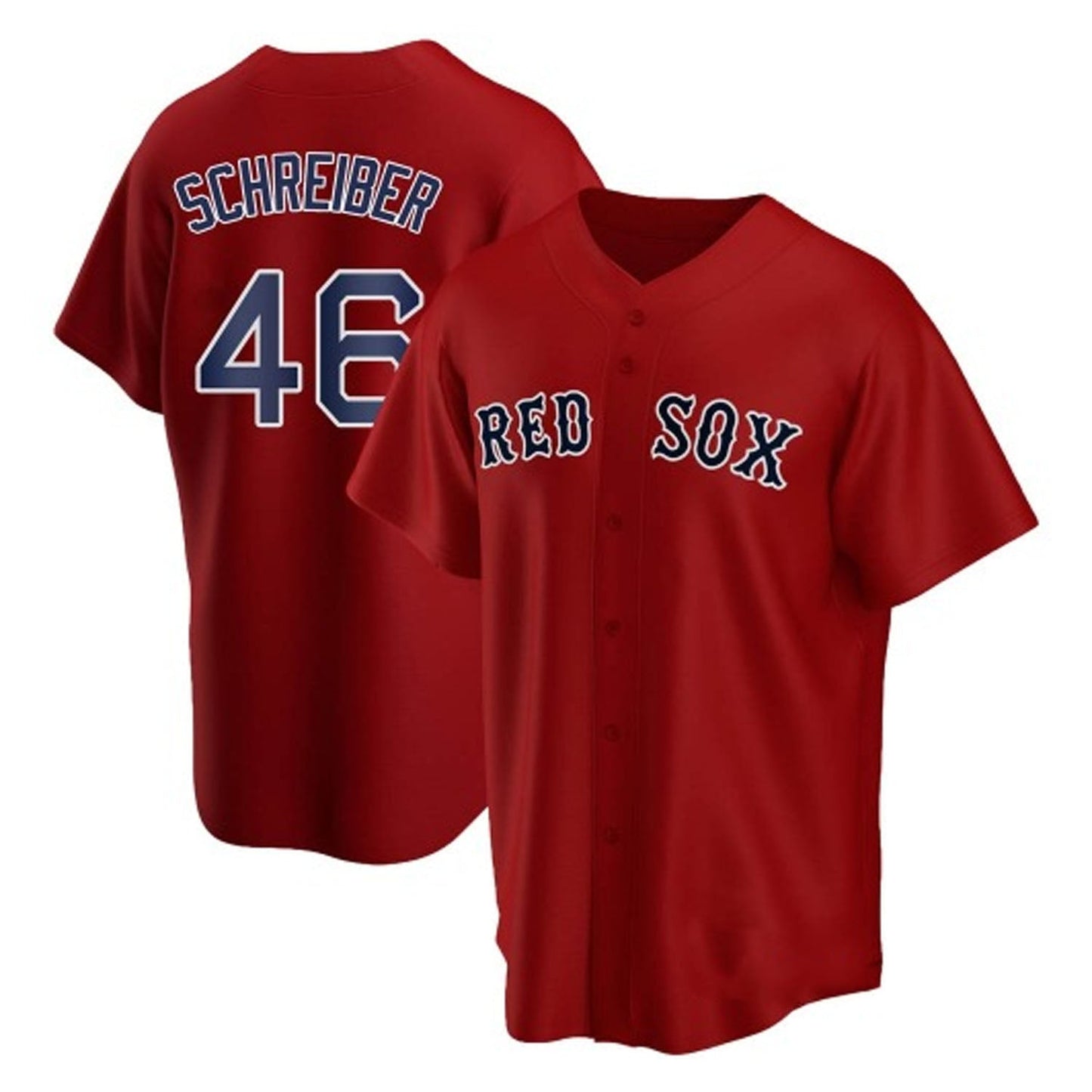 MLB John Schreiber Boston Red Sox 46 Jersey