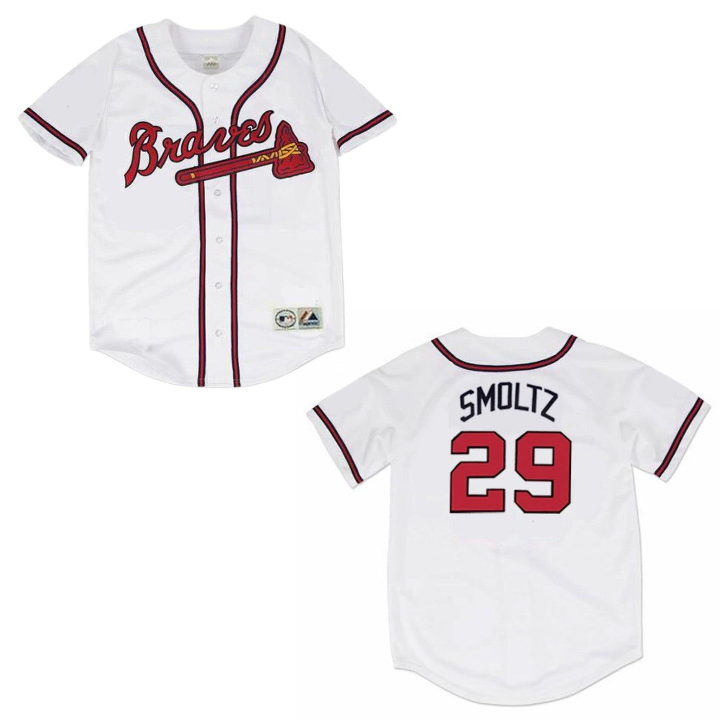 MLB John Smoltz Atlanta Braves 29 Jersey