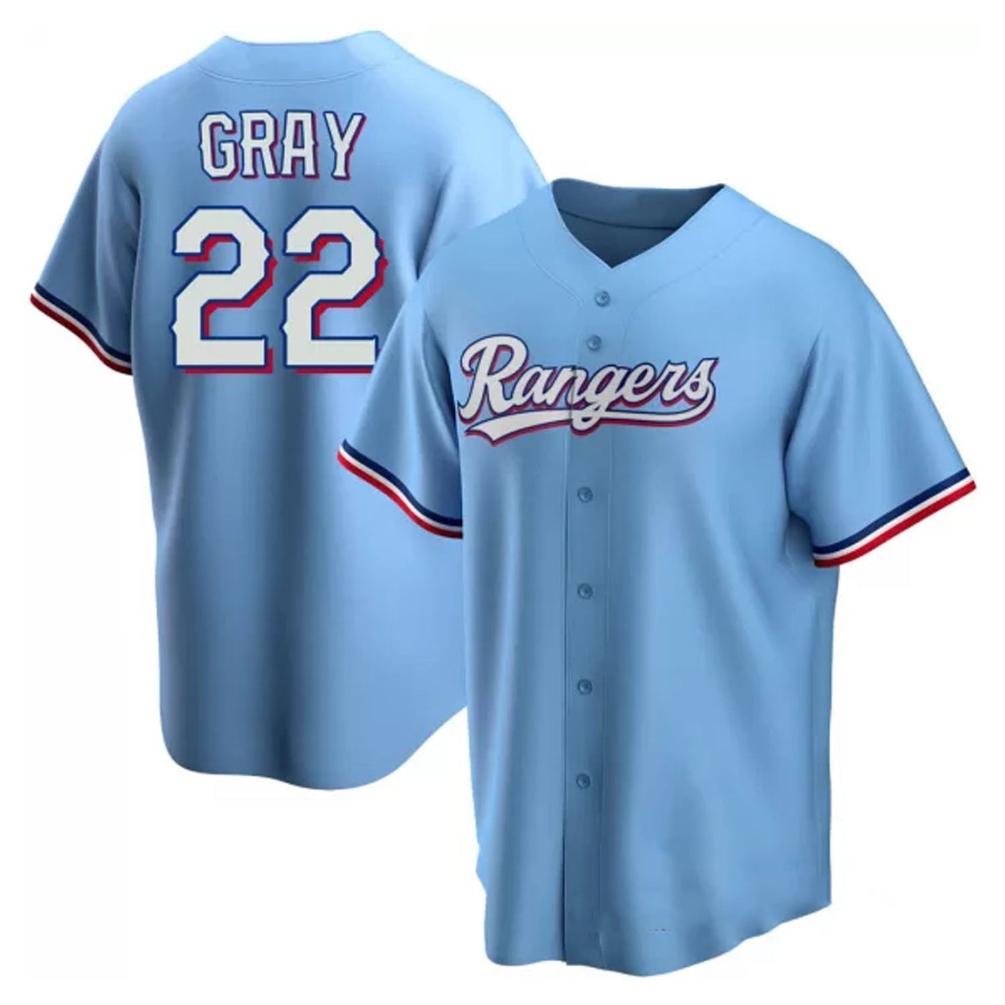 MLB Jon Gray Texas Rangers 22 Jersey