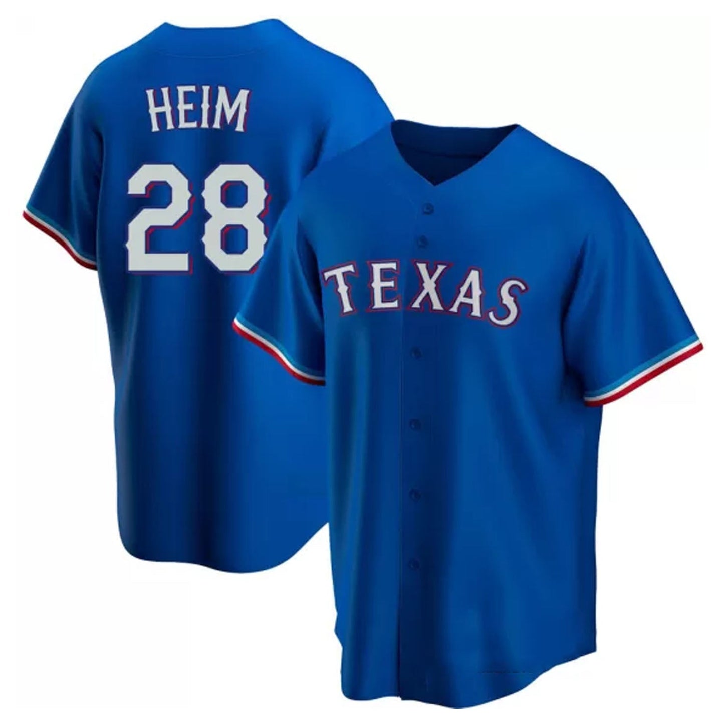 MLB Jonah Heim Texas Rangers 28 Jersey