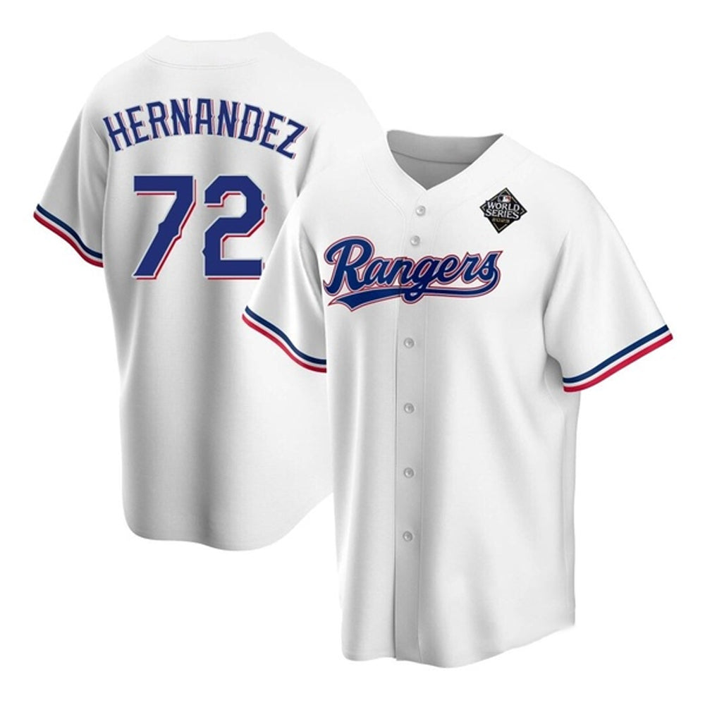 MLB Jonathan Hernandez Texas Ranger 72 Jersey