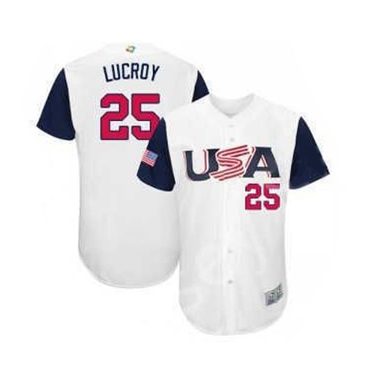 WBC Jonathan Lucroy USA 25 Jersey