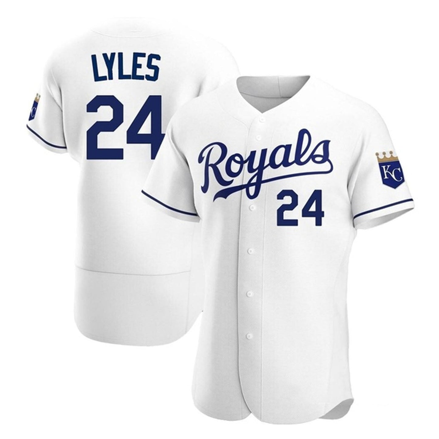 MLB Jordan Lyles Kansas City Royals 24 Jersey