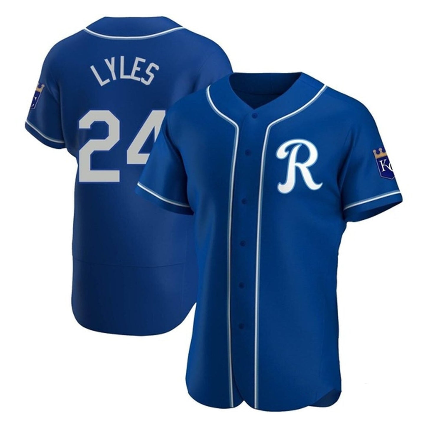 MLB Jordan Lyles Kansas City Royals 24 Jersey