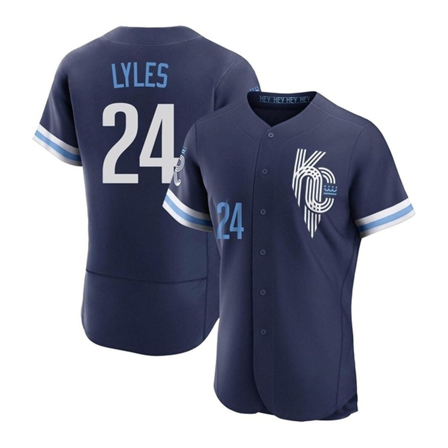 MLB Jordan Lyles Kansas City Royals 24 Jersey