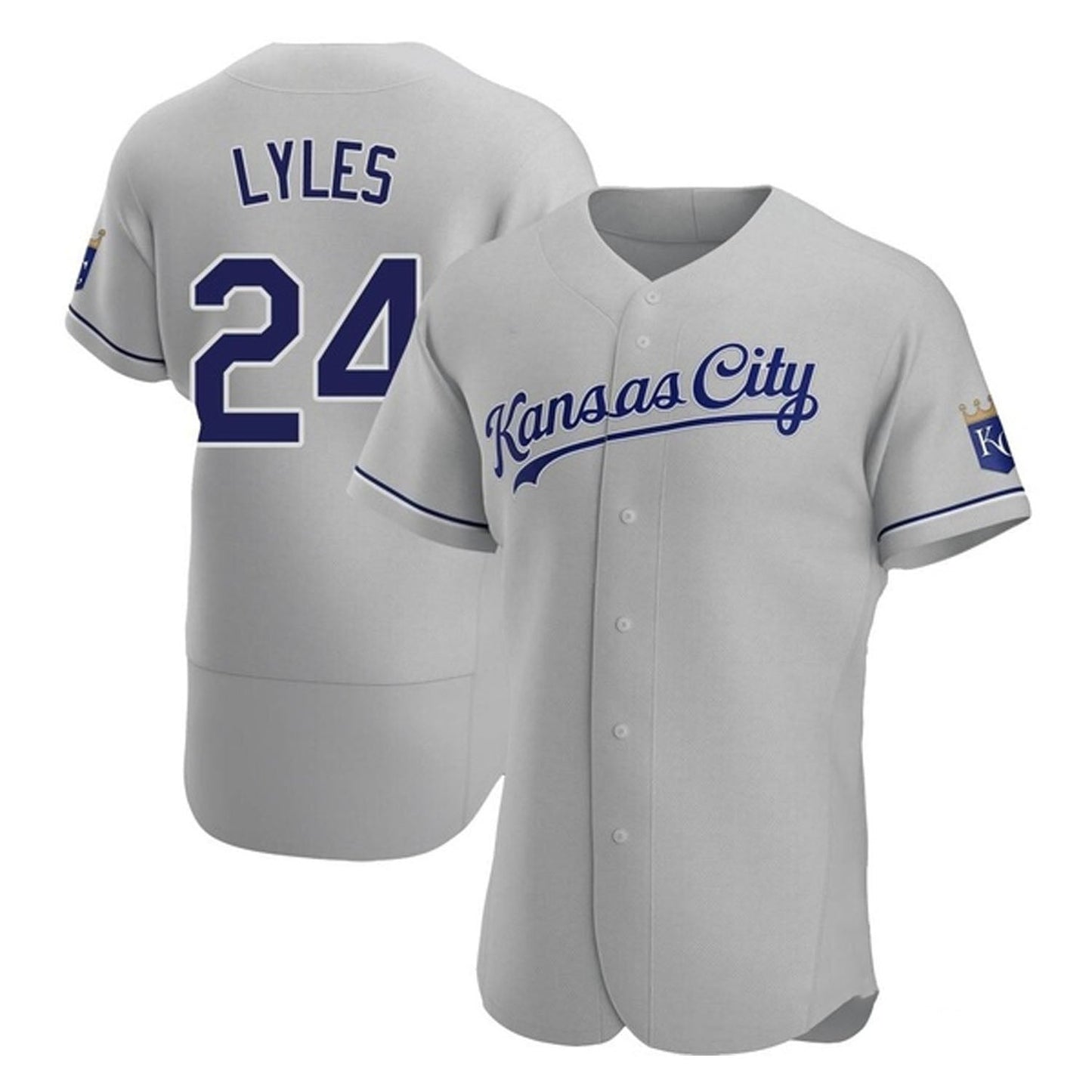 MLB Jordan Lyles Kansas City Royals 24 Jersey