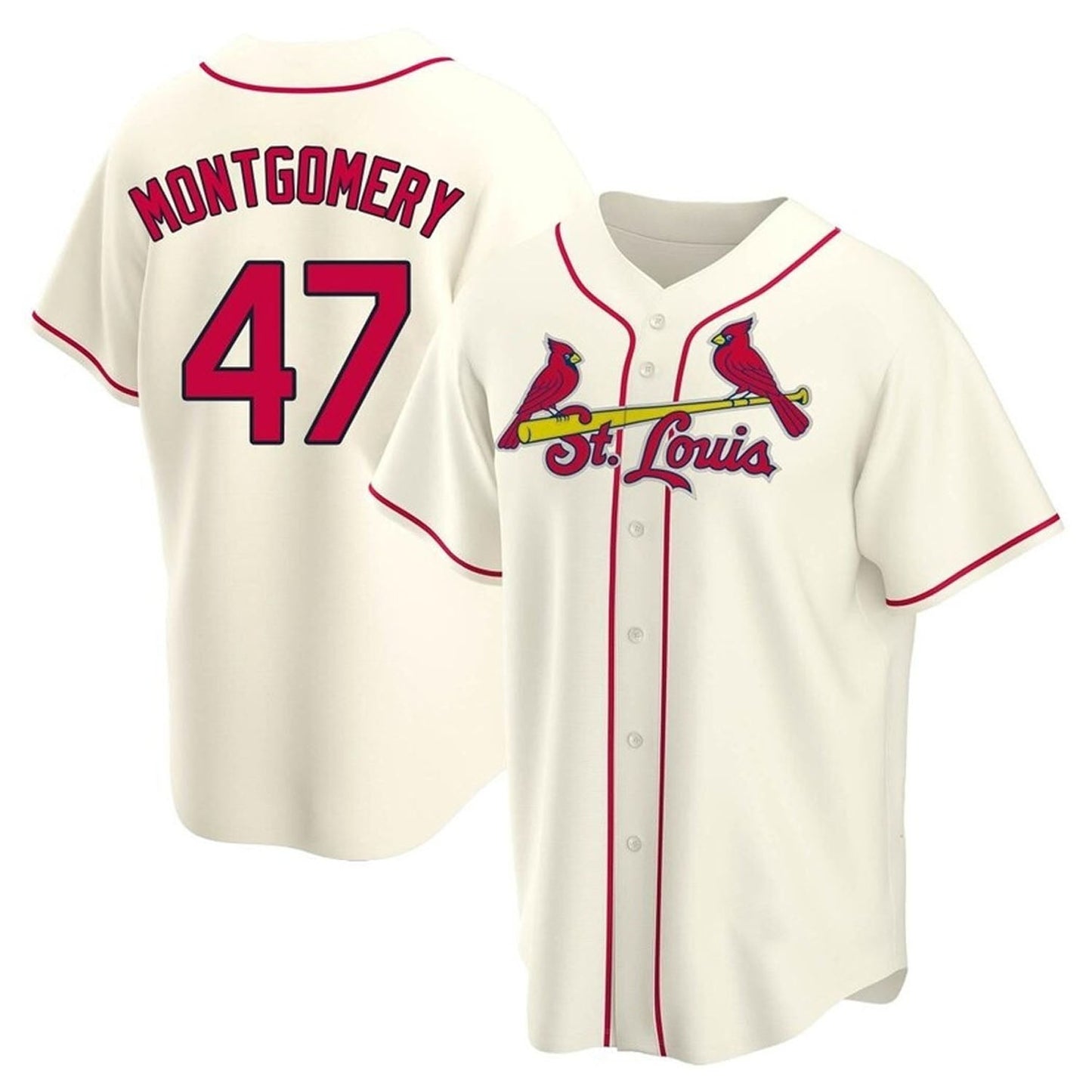 MLB Jordan Montgomery St Louis Cardinals 47 Jersey