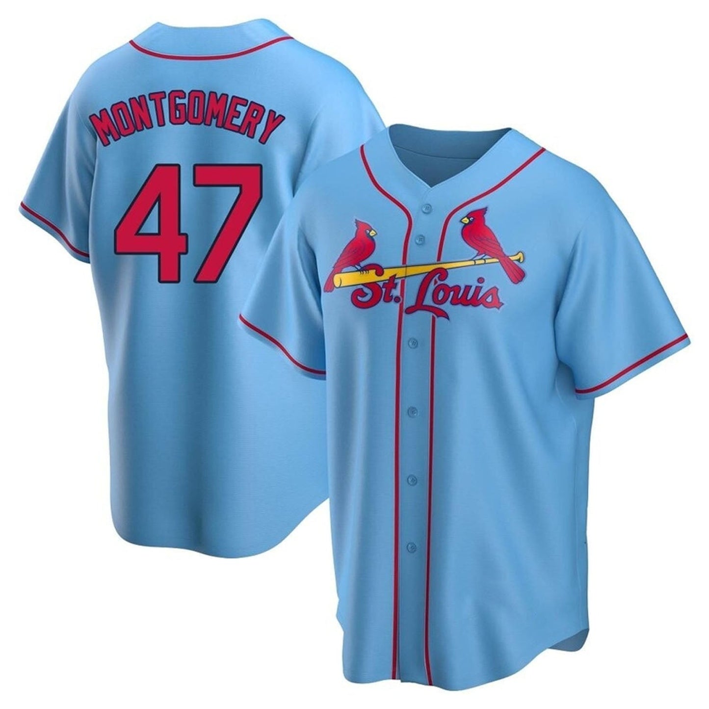 MLB Jordan Montgomery St Louis Cardinals 47 Jersey