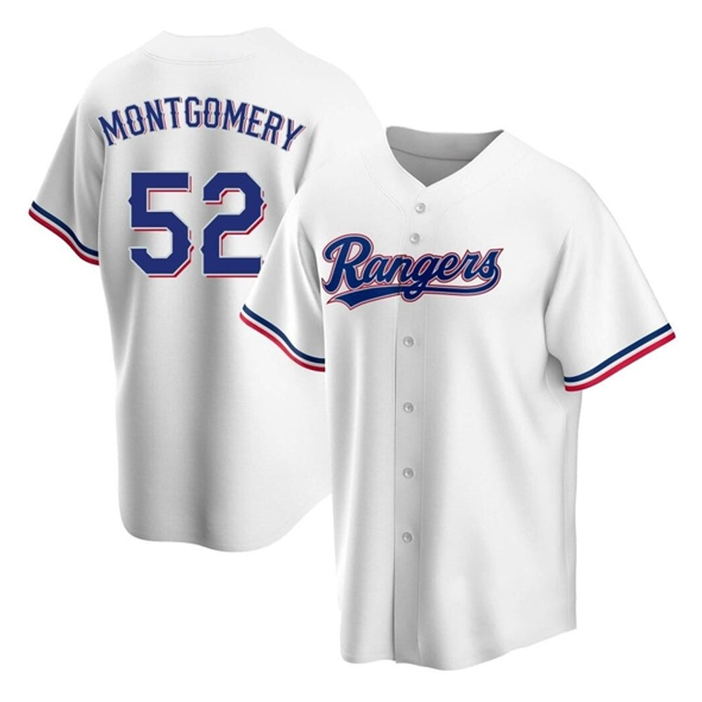 MLB Jordan Montgomery Texas Ranger 52 Jersey