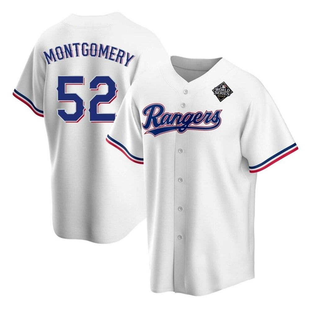 MLB Jordan Montgomery Texas Ranger 52 Jersey