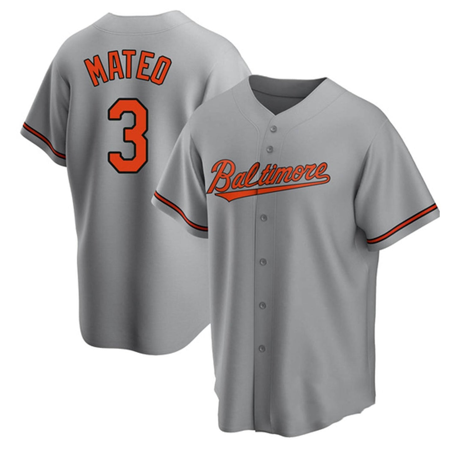 MLB Jorge Mateo Baltimore Orioles 3 Jersey