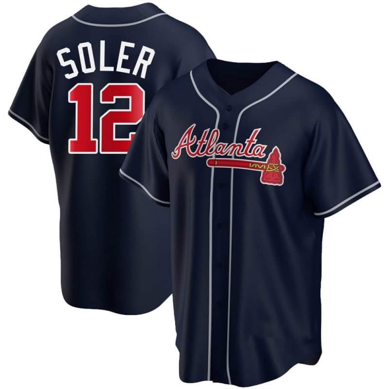 MLB Jorge Soler Atlanta Braves 12 Jersey