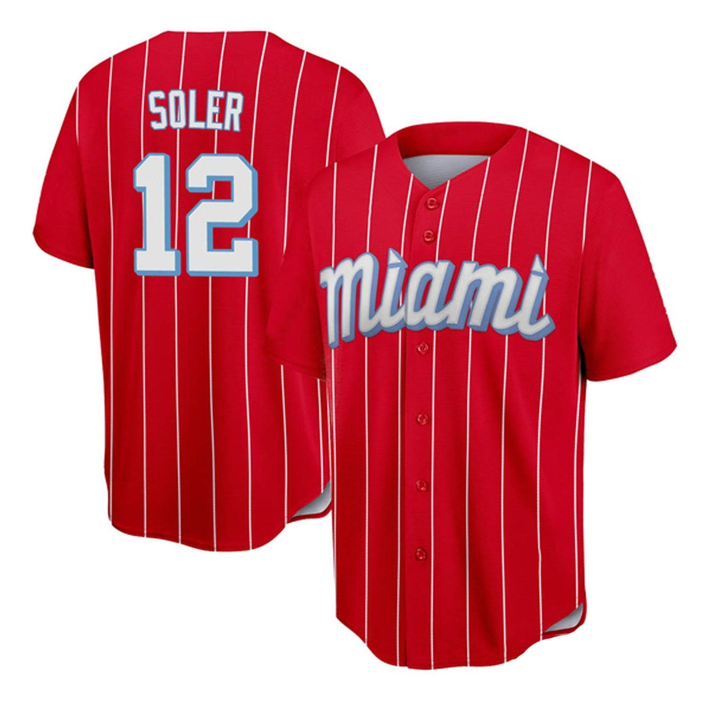 MLB Jorge Soler Miami Marlins 12 Jersey