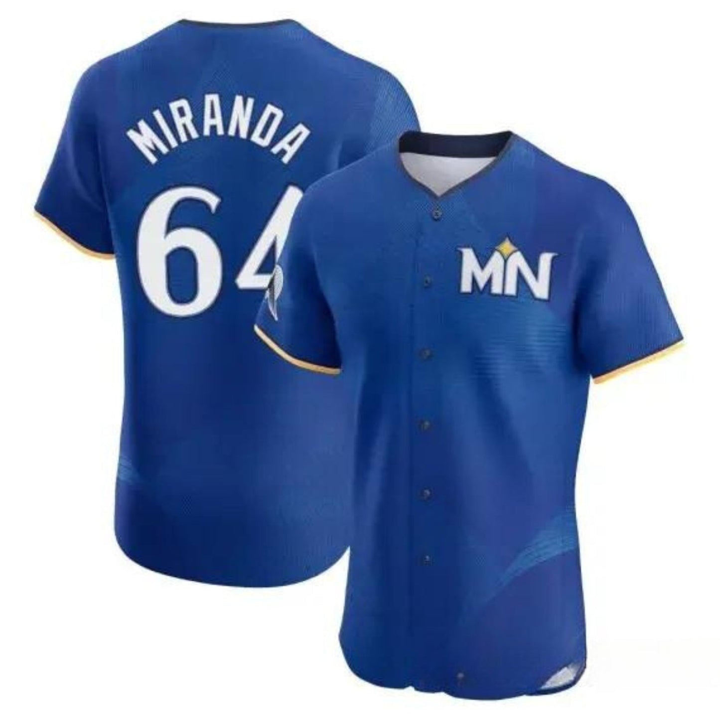 MLB Jose Miranda White Minnesota Twins 64 Jersey