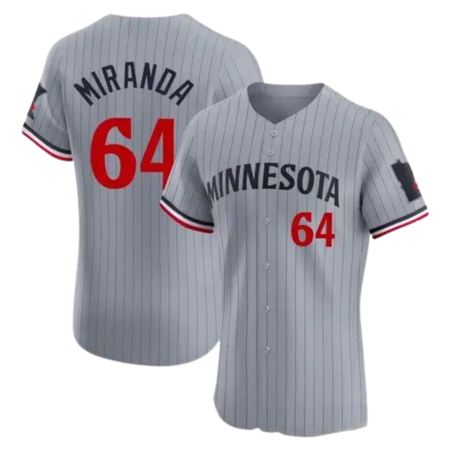 MLB Jose Miranda White Minnesota Twins 64 Jersey