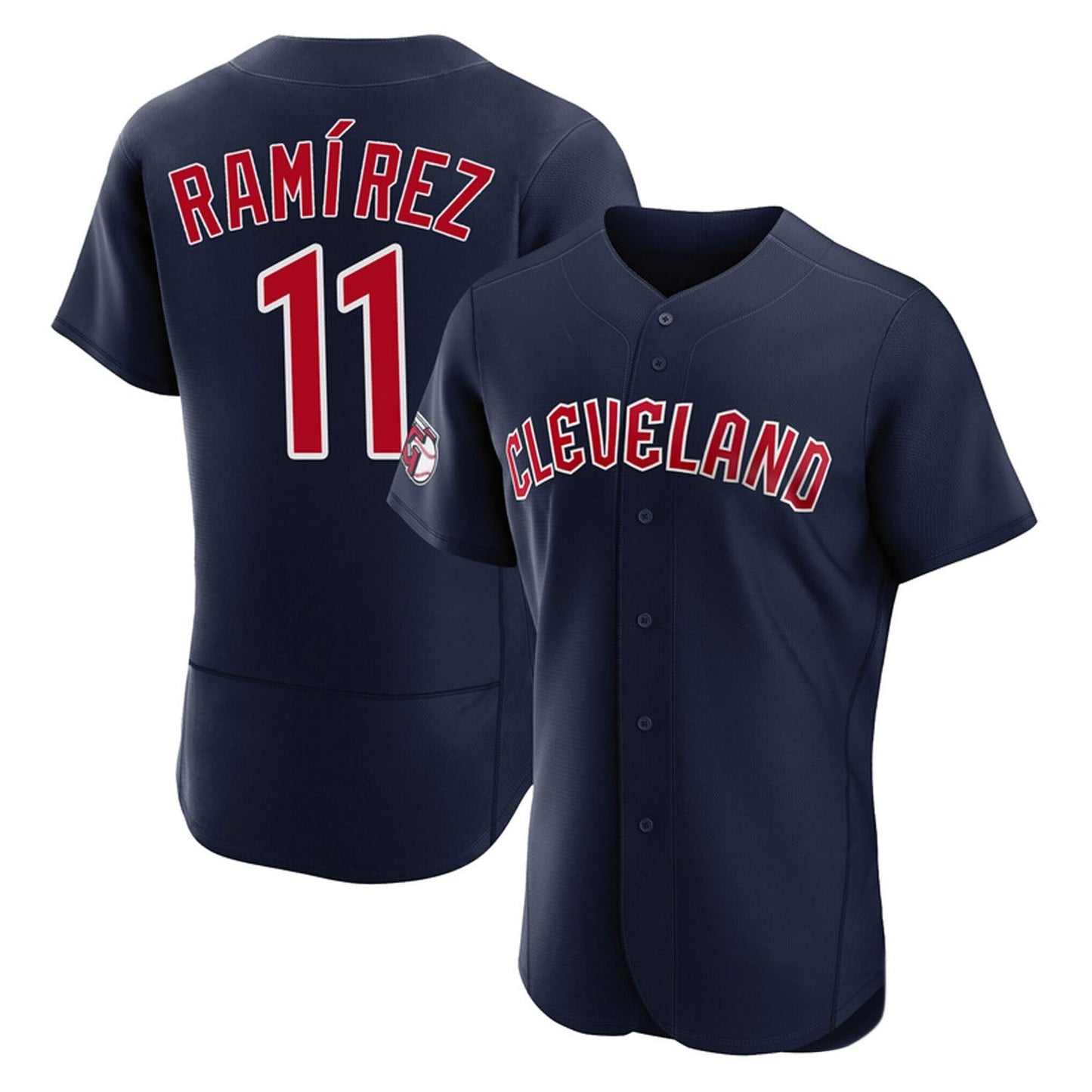 MLB Jose Ramirez Cleveland Indians 11 Jersey