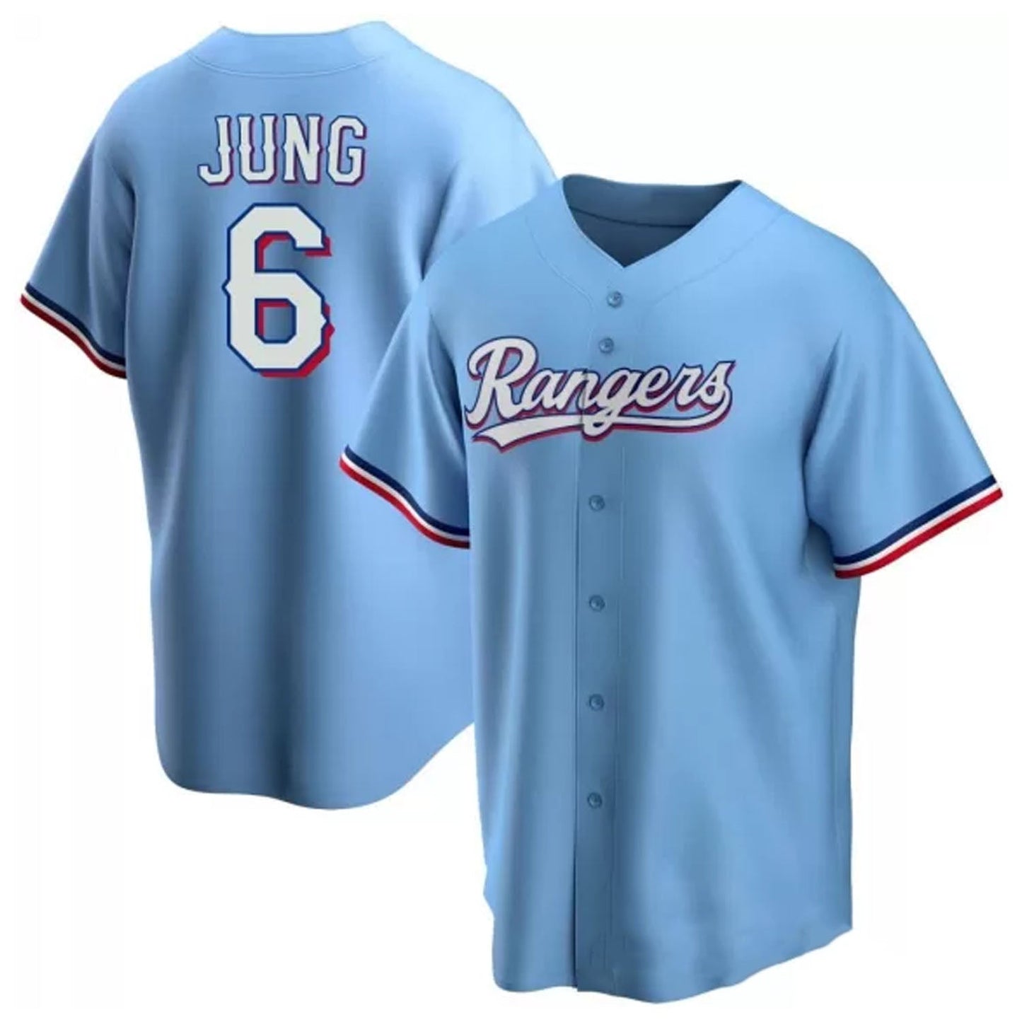 MLB Josh Jung Texas Rangers 6 Jersey