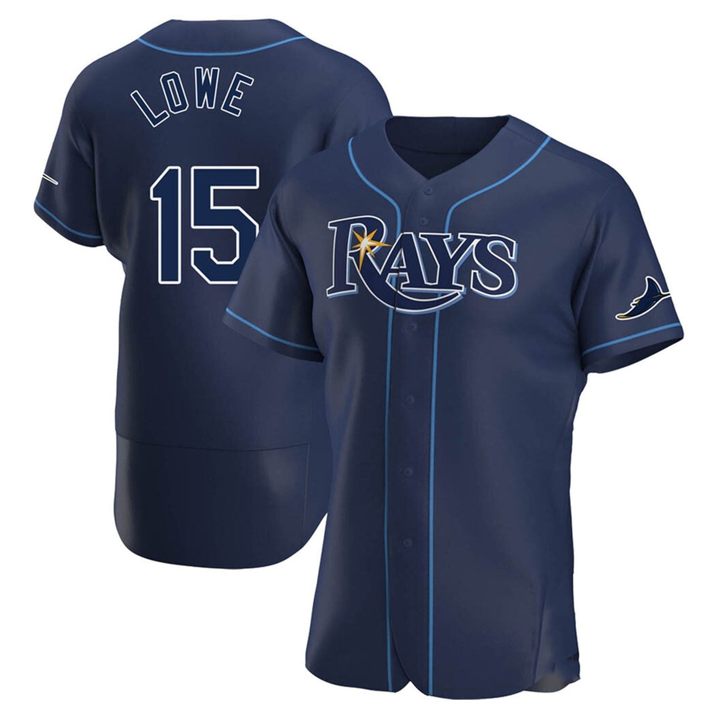 MLB Josh Lowe Tampa Bay Rays 15 Jersey