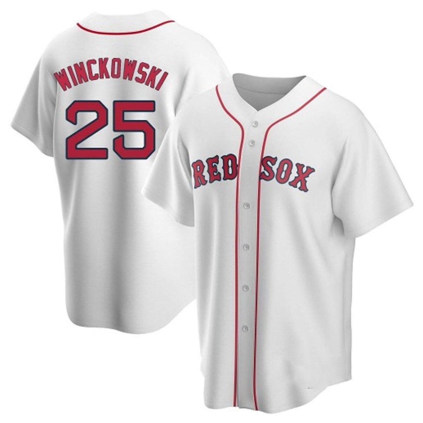 MLB Josh Winckowski Boston Red Sox 25 Jersey