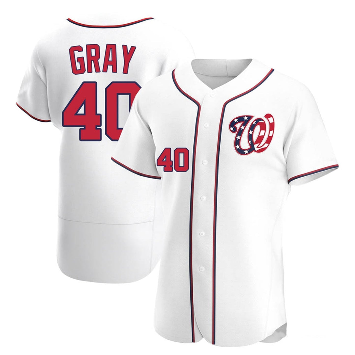 MLB Josiah Gray Washington National 40 Jersey