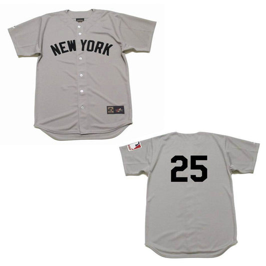 MLB Jow Pepitone New York Yankees 25 Jersey