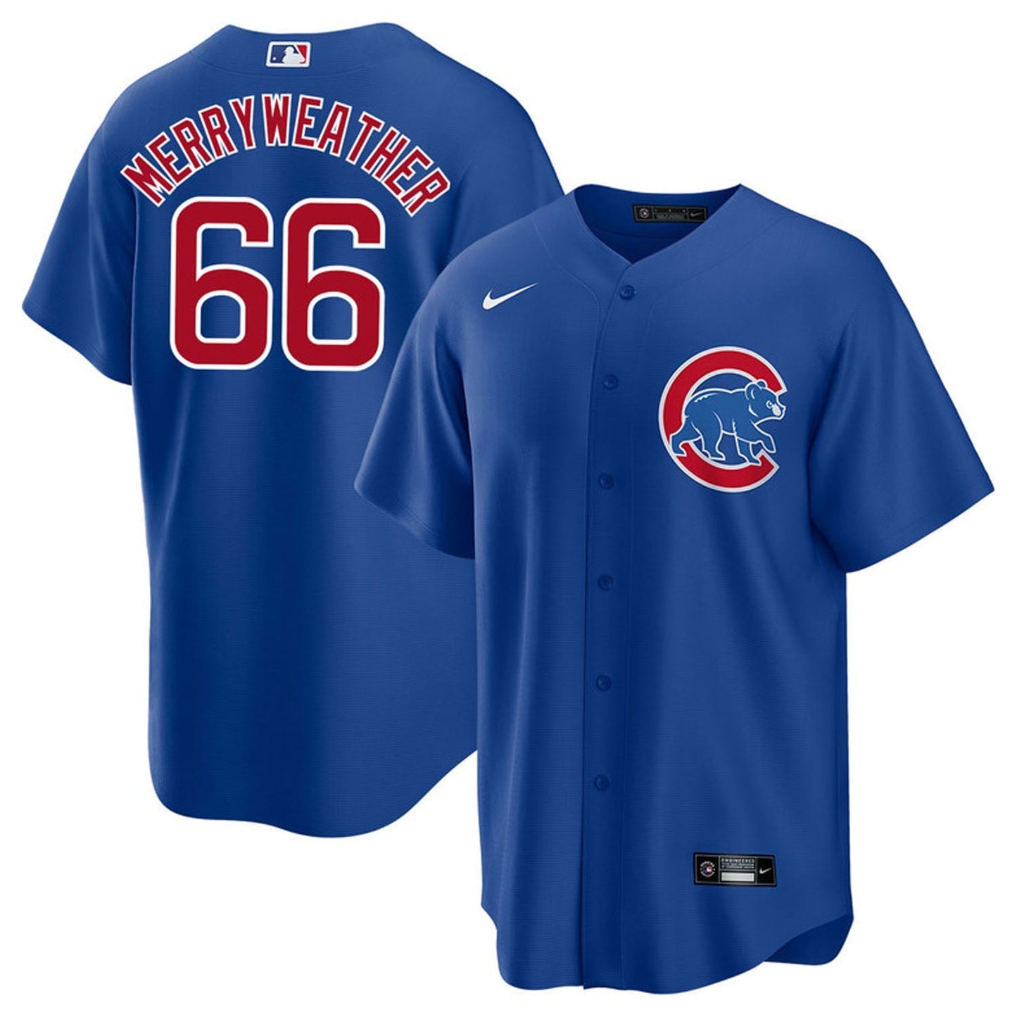 MLB Julian Merryweather Chicago Cubs 66 Jersey