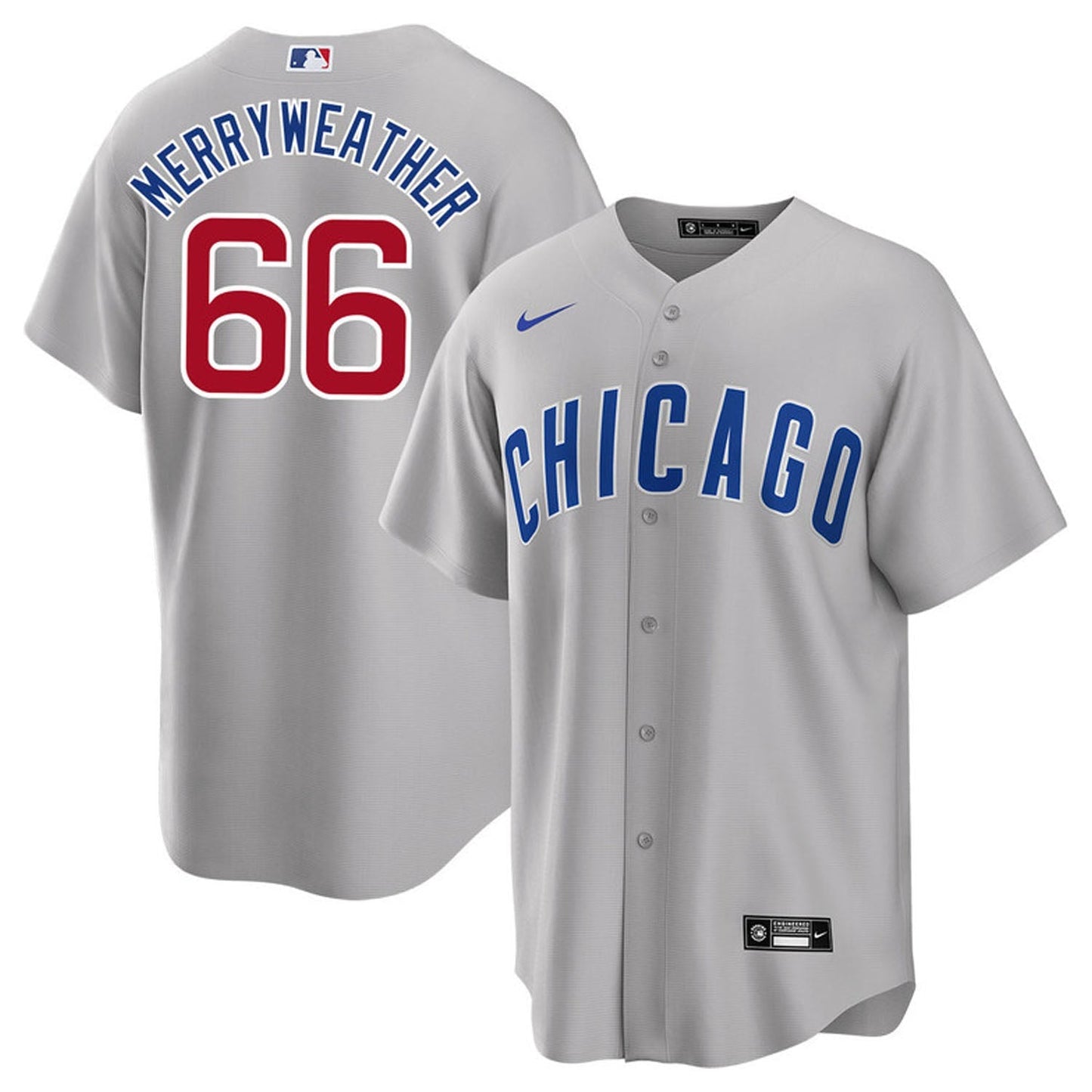 MLB Julian Merryweather Chicago Cubs 66 Jersey