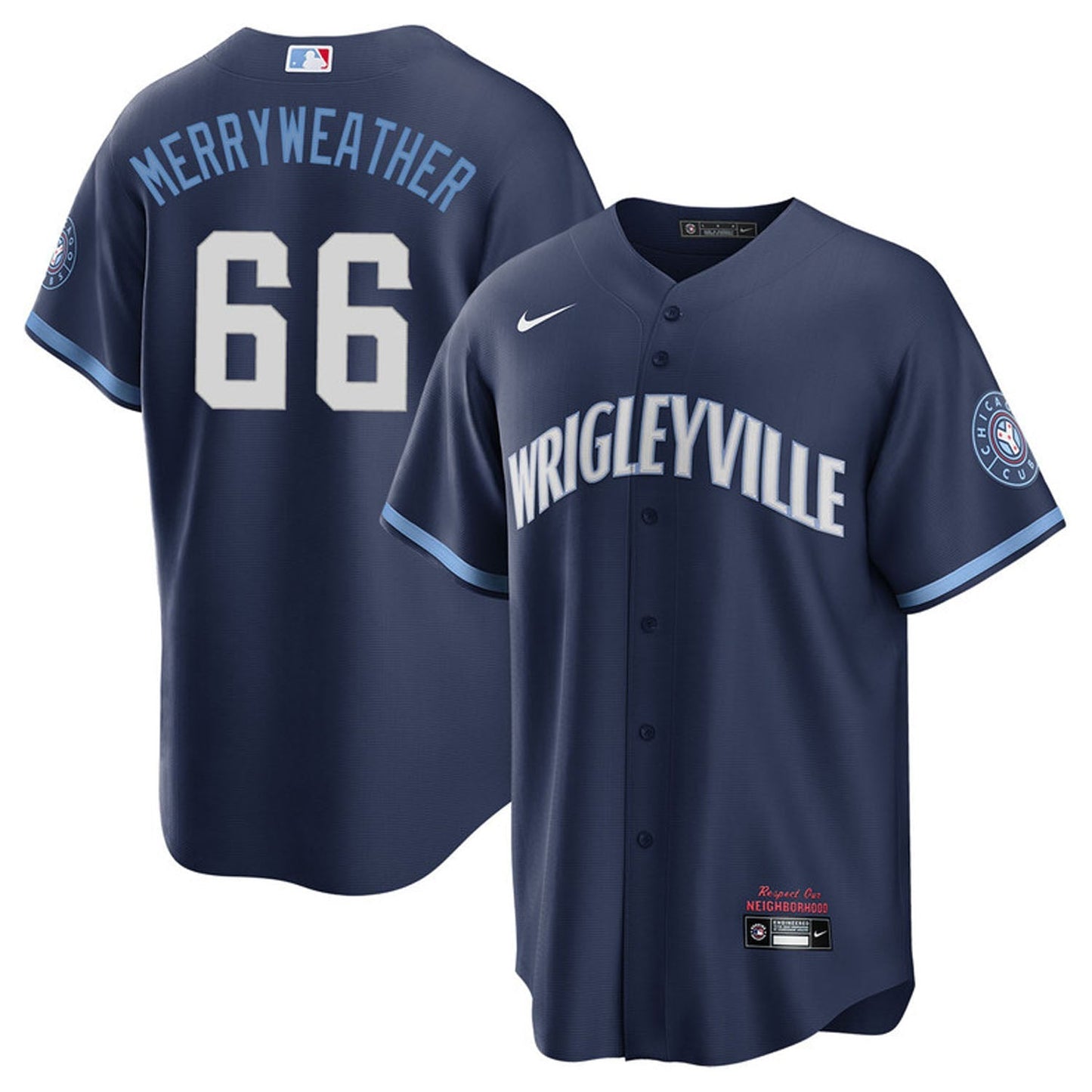 MLB Julian Merryweather Chicago Cubs 66 Jersey