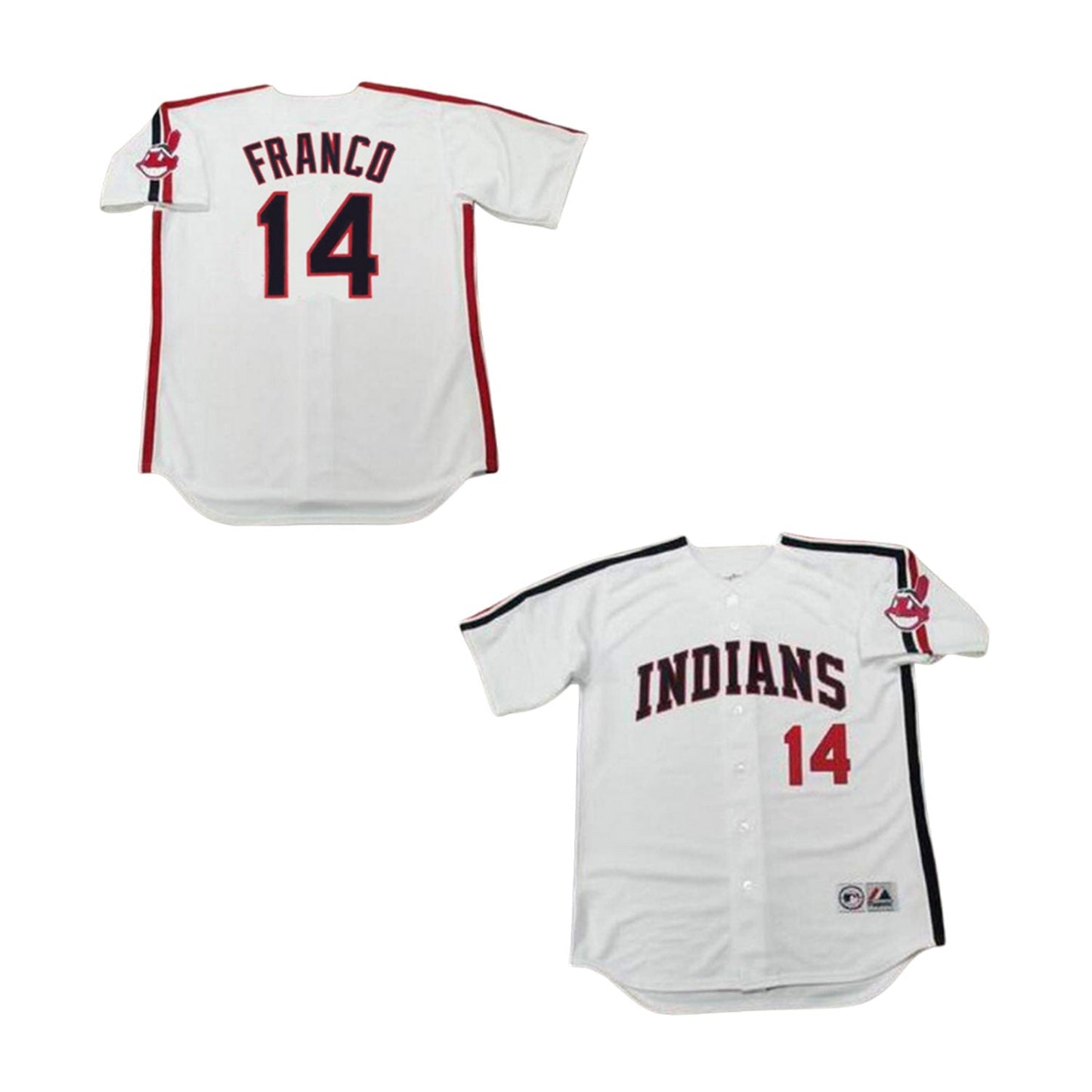 MLB Julio Franco Cleveland Indians 14 Jersey