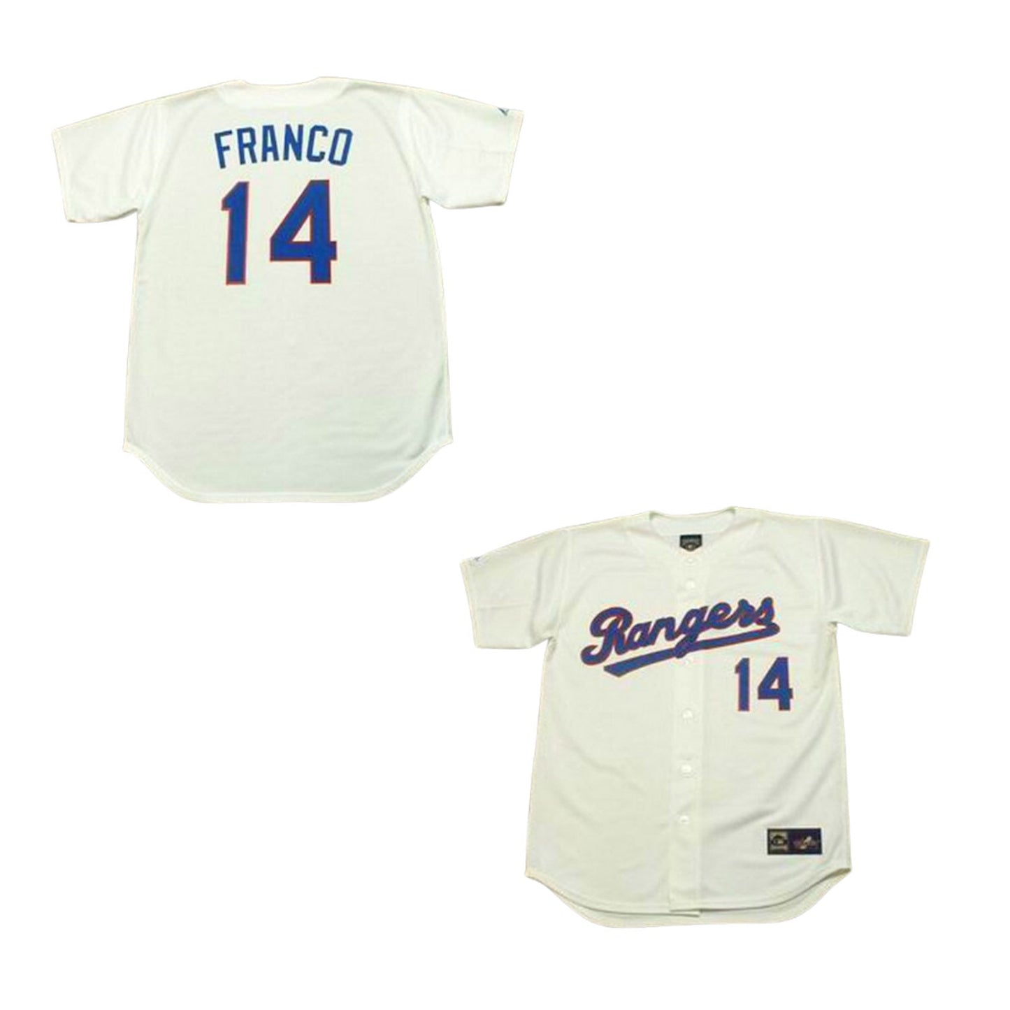 MLB Julio Franco Texas Rangers 14 Jersey