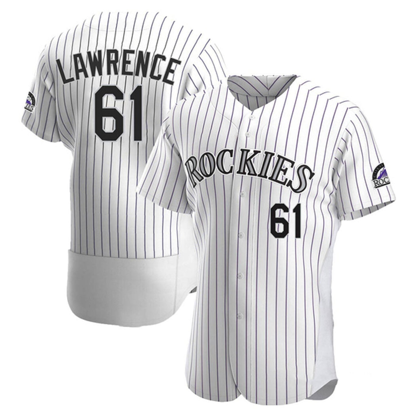 MLB Justin Lawrence Colorado Rockies 61 Jersey