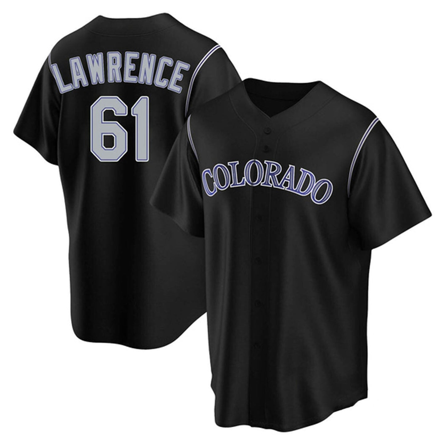 MLB Justin Lawrence Colorado Rockies 61 Jersey