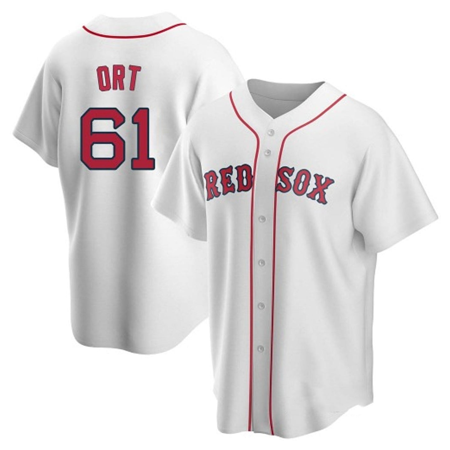 MLB Kaleb Ort Boston Red Sox 61 Jersey