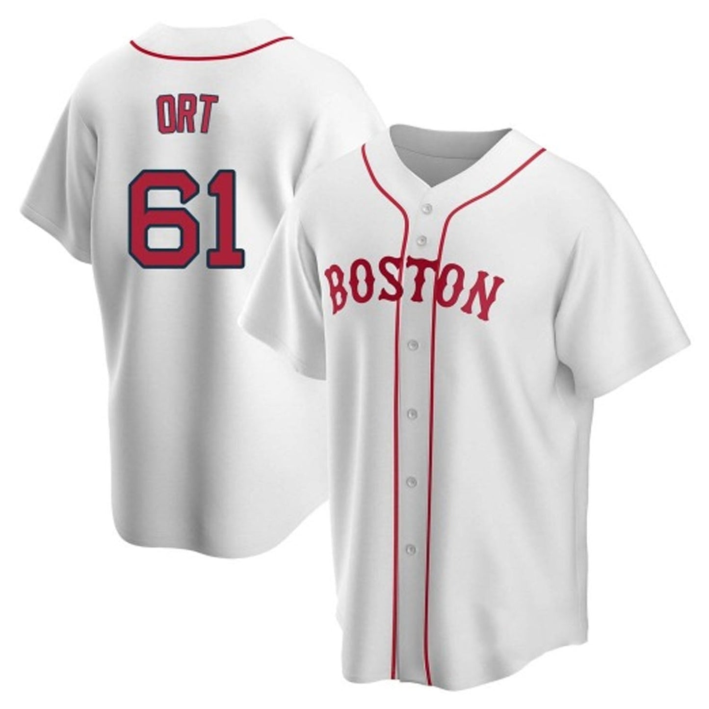 MLB Kaleb Ort Boston Red Sox 61 Jersey