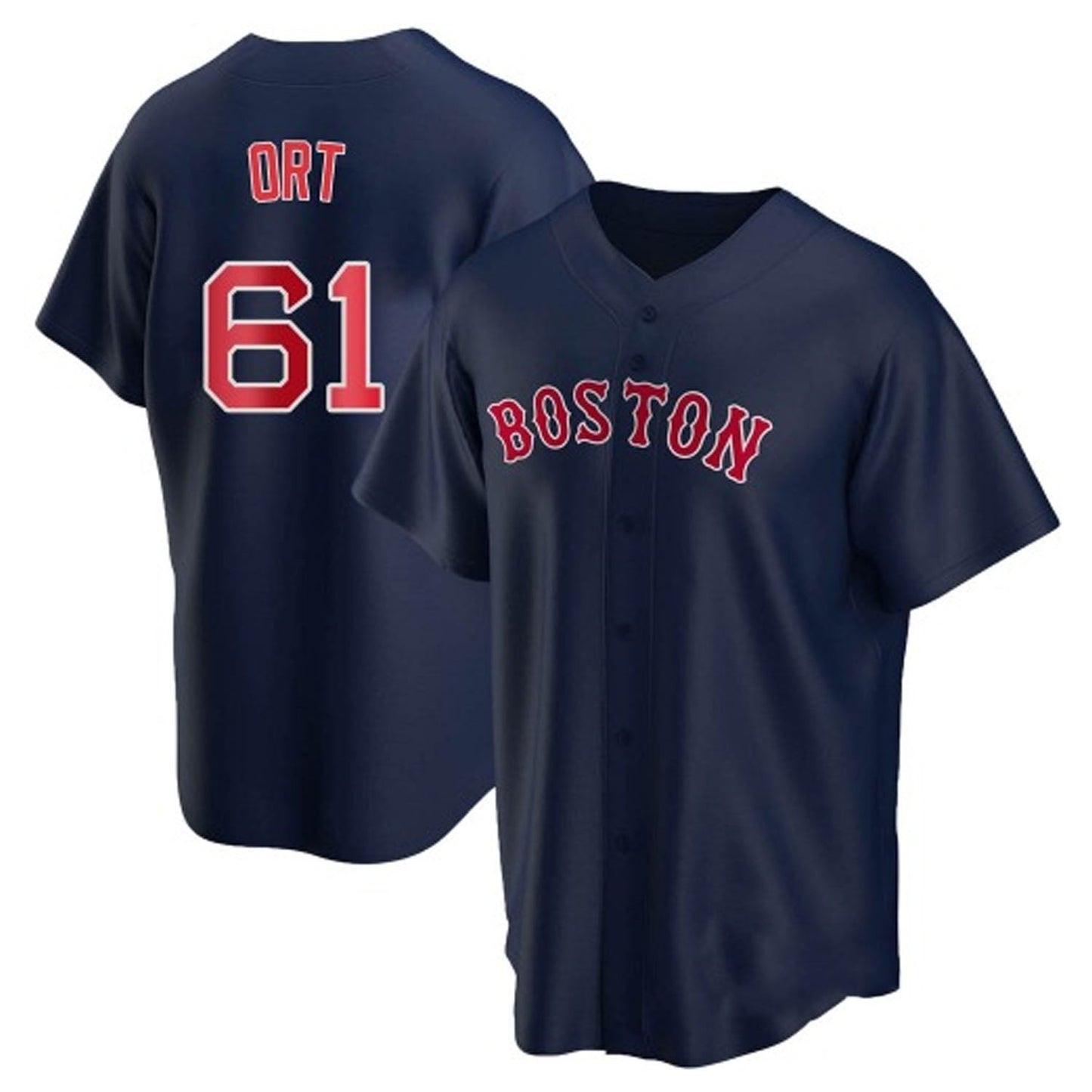 MLB Kaleb Ort Boston Red Sox 61 Jersey