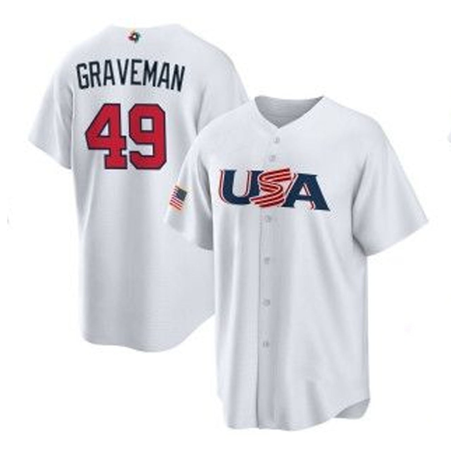 WBC Kendall Graveman USA 49 Jersey