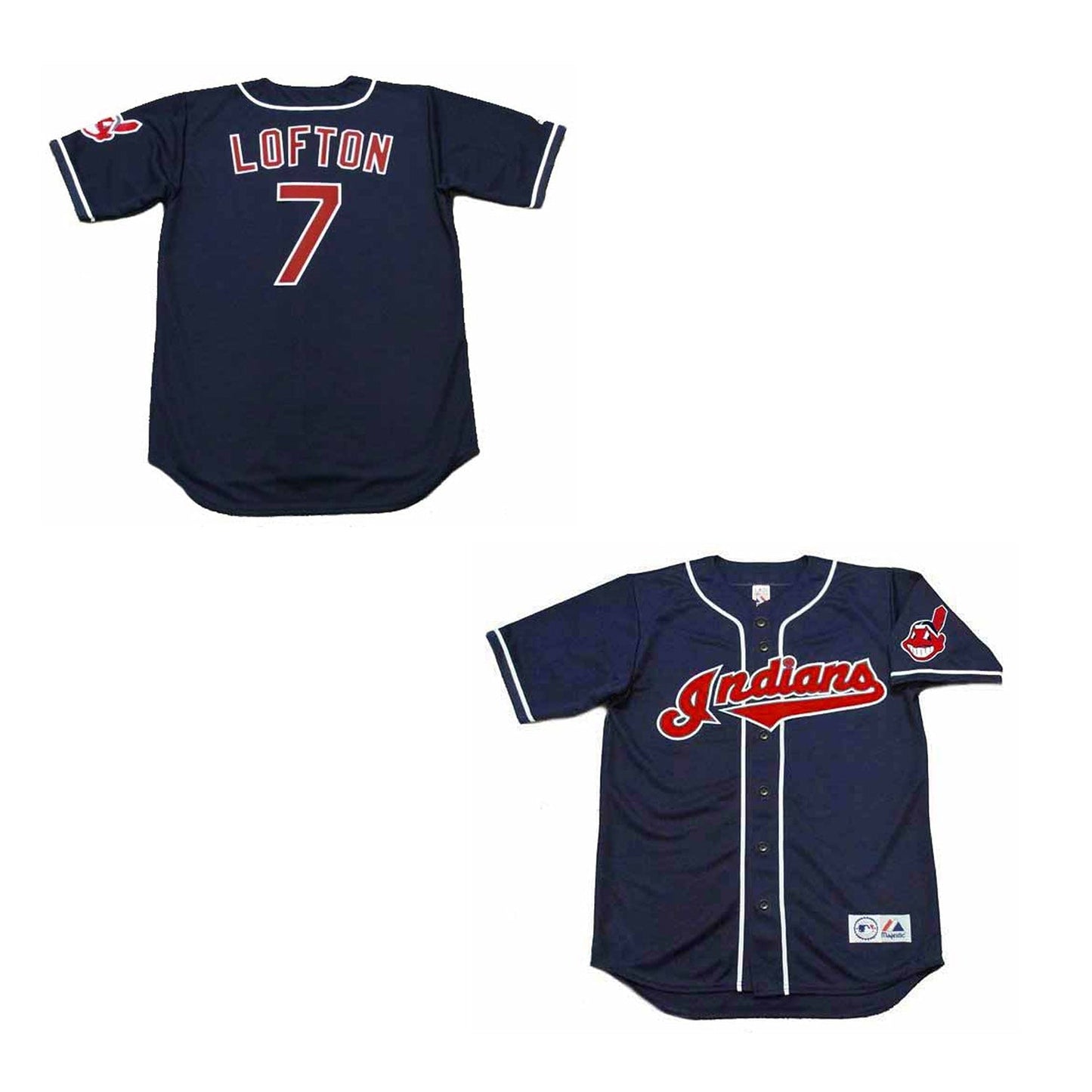 MLB Kenny Lofton Cleveland Indians 7 Jersey