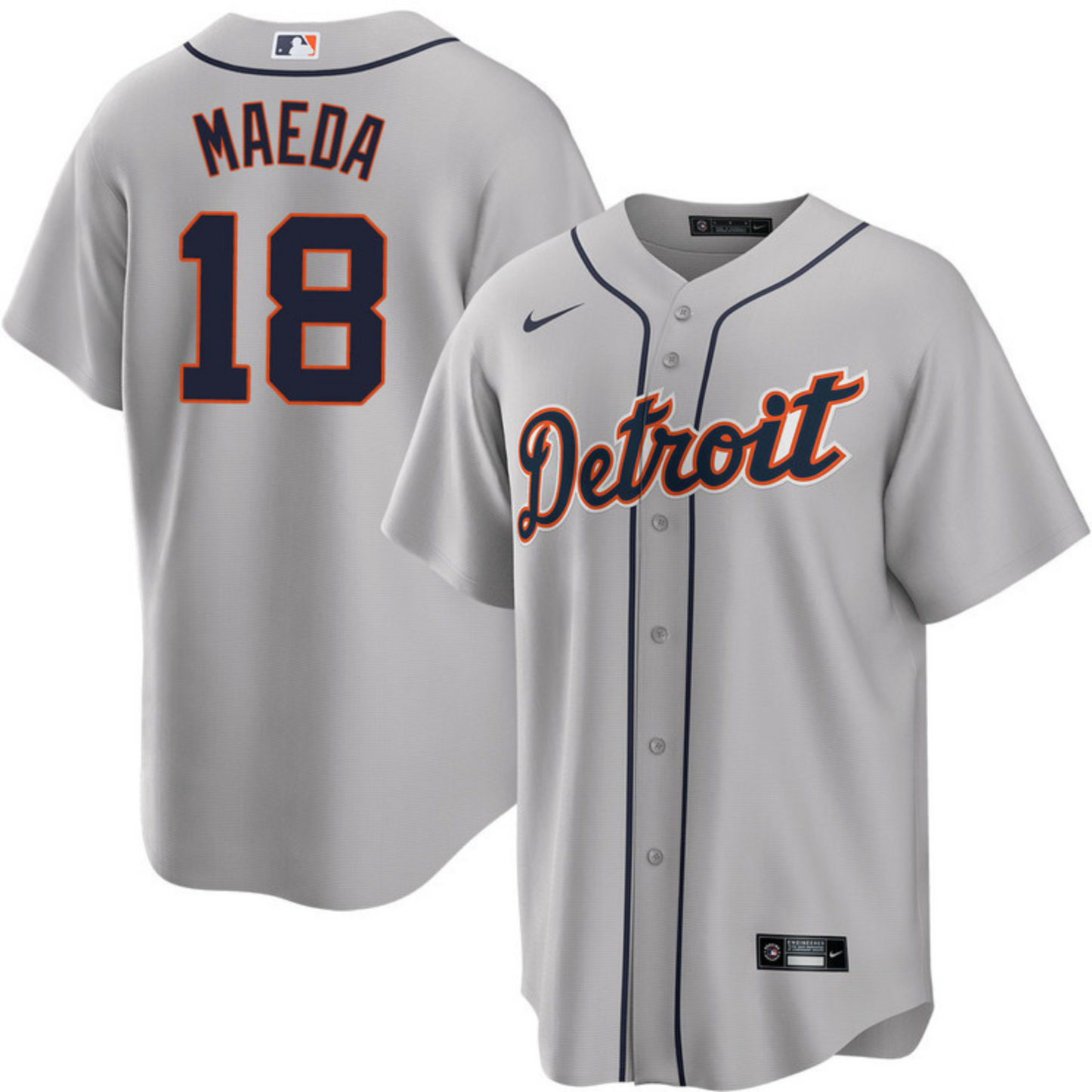 MLB Kenta Maeda Detroit Tigers 18 Jersey