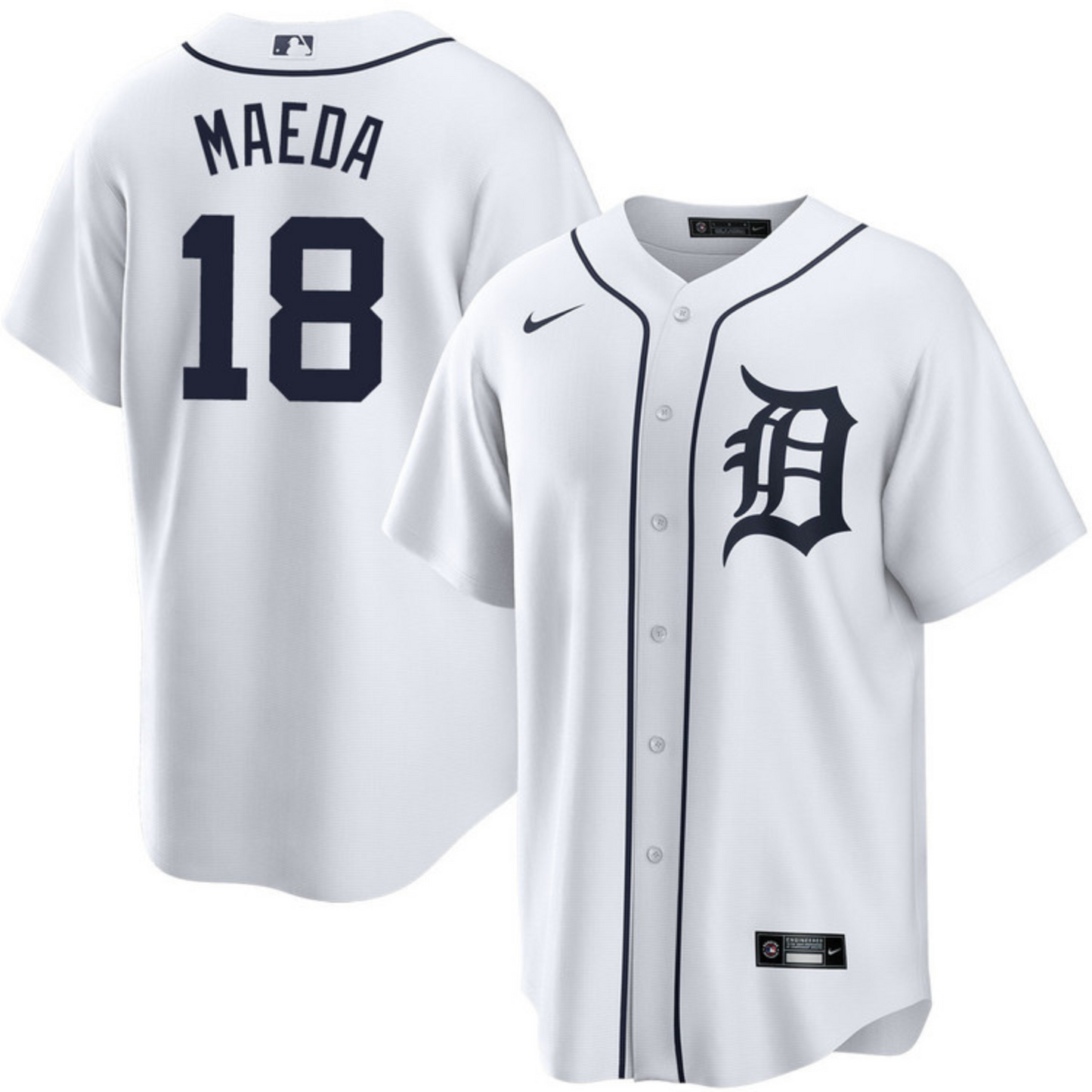 MLB Kenta Maeda Detroit Tigers 18 Jersey