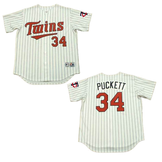 MLB Kirby Puckett Minnesota Twins 34 Jersey