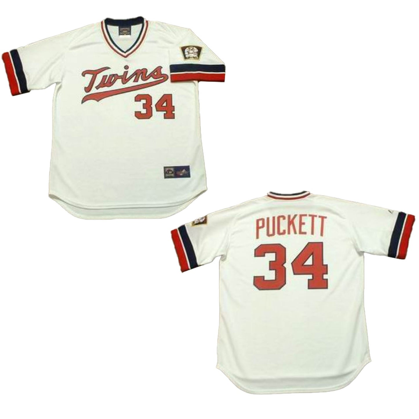 MLB Kirby Puckett Minnesota Twins 34 Jersey