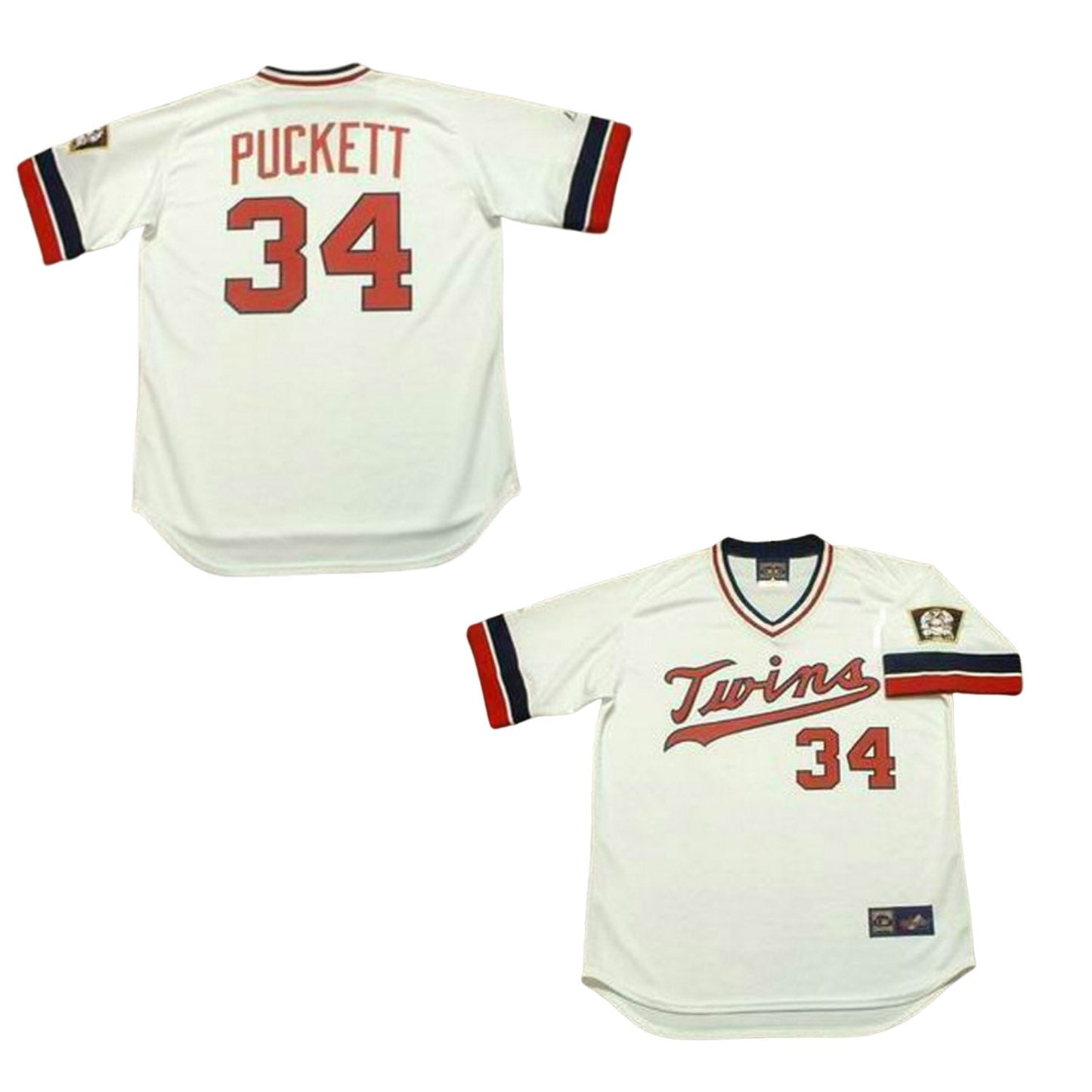 MLB Kirby Puckett Minnsota Twins 34 Jersey