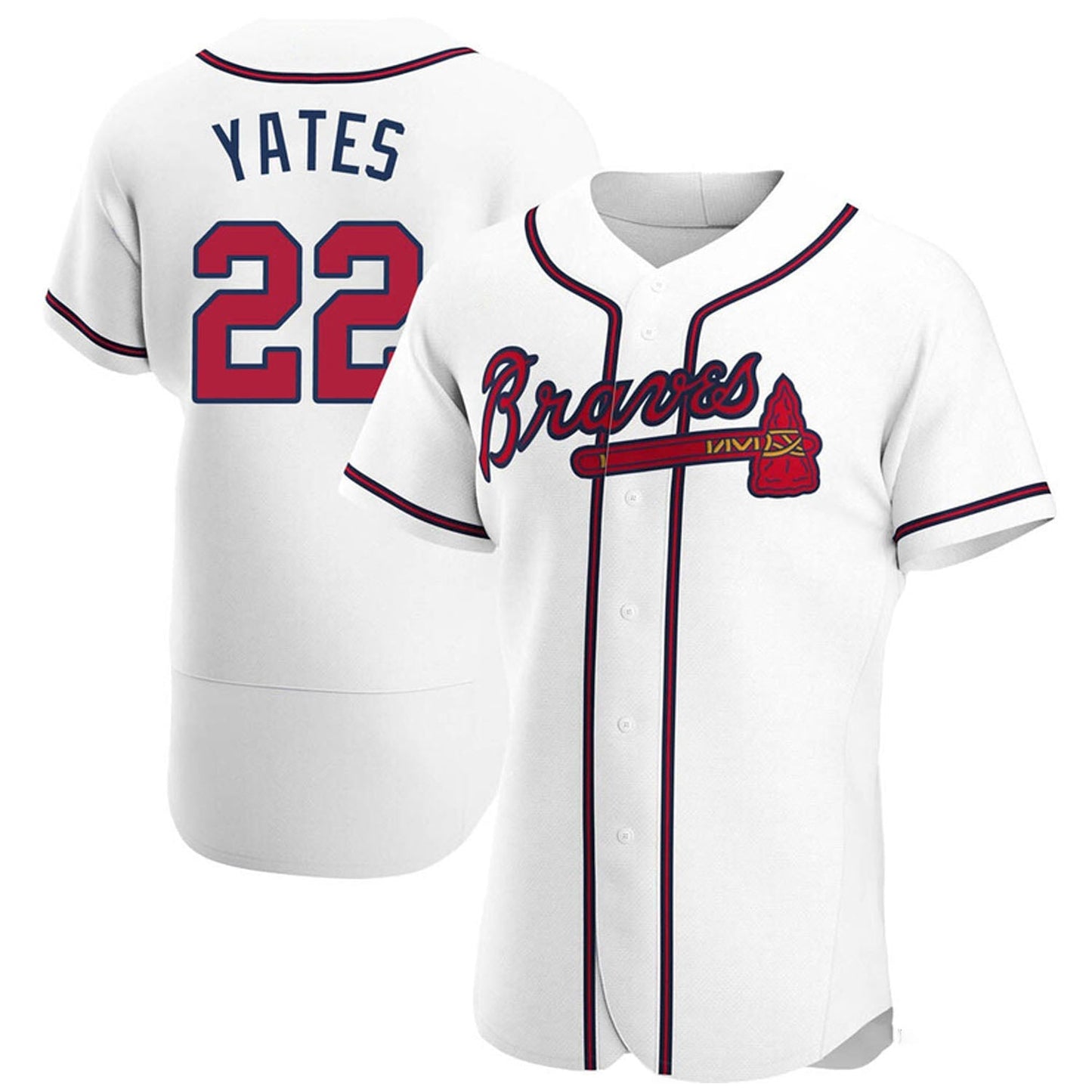 MLB Kirby Yates Atlanta Braves 22 Jersey